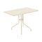 Petale Folding Table  option Latte Beige (Textured)
