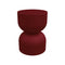 Piapolo Stool  option Chili Red (Textured)