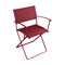 Plein Air Armchair (Set of 2)  option Chili Red (Textured)