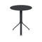 Resto Round Cafe Table  option Anthracite (Speckled Textured)