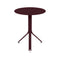Resto Round Cafe Table  option Black Cherry (Textured)