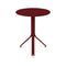 Resto Round Cafe Table  option Chili Red (Textured)