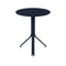 Resto Round Cafe Table  option Deep Blue (Textured)