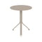 Resto Round Cafe Table  option Nutmeg (Speckled Textured)