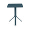 Resto Square Cafe Table  option Acapulco Blue (Textured)