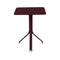 Resto Square Cafe Table  option Black Cherry (Textured)