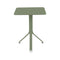 Resto Square Cafe Table  option Cactus (Textured)