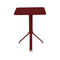 Resto Square Cafe Table  option Chili Red (Textured)