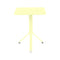 Resto Square Cafe Table  option Frosted Lemon (Textured)