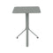 Resto Square Cafe Table  option Lapilli Grey (Textured)