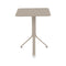 Resto Square Cafe Table  option Nutmeg (Speckled Textured)