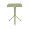 Resto Square Cafe Table  option Willow Green (Speckled Textured)