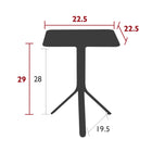 Resto Square Cafe Table
