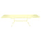 Romane Extendable Dining Table  option Frosted Lemon (Textured)