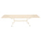 Romane Extendable Outdoor Dining Table  option Latte Beige (Textured)