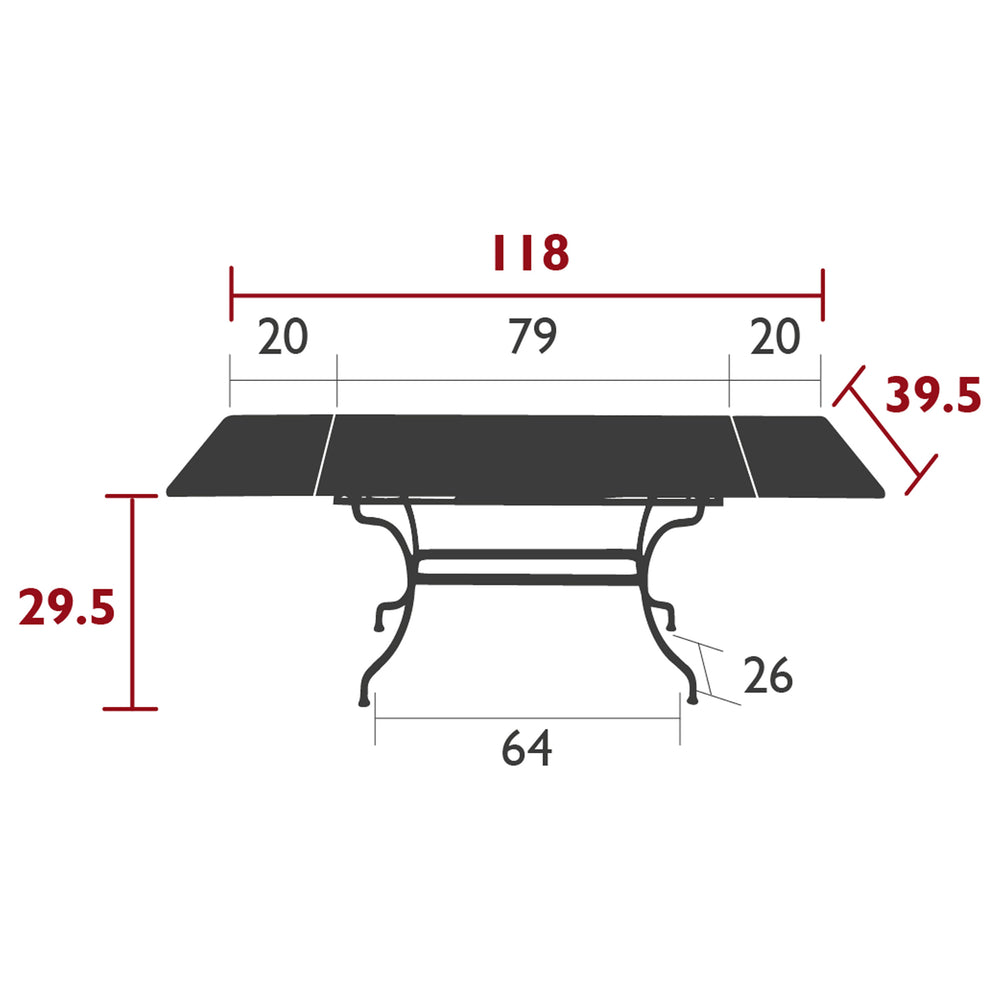 Romane Extendable Outdoor Dining Table