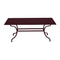 Romane Rectangular Dining Table  option Black Cherry (Textured)