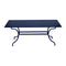 Romane Rectangular Dining Table  option Deep Blue (Textured)