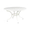 Romane Round Dining Table  option Cotton (Textured)
