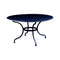 Romane Round Dining Table  option Deep Blue (Textured)