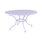 Romane Round Dining Table  option Marshmallow (Textured)