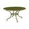 Romane Round Dining Table  option Pesto (Textured)