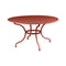 Romane Round Dining Table  option Red Ochre (Textured)