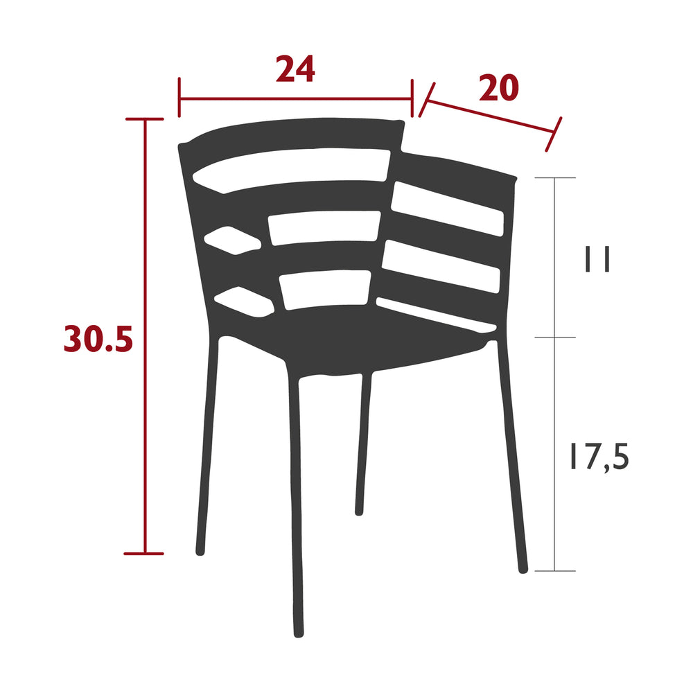 Rythmic Outdoor Armchair (Set of 2)