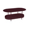 Salsa Low Table  option Black Cherry (Textured)
