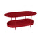 Salsa Low Table  option Chili Red (Textured)