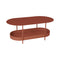 Salsa Low Table  option Red Ochre (Textured)