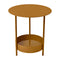 Salsa Pedestal Table  option Gingerbread (Textured)