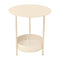 Salsa Outdoor Pedestal Table  option Latte Beige (Textured)