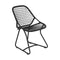 Sixties Side Chair  option Liquorice (Textured)