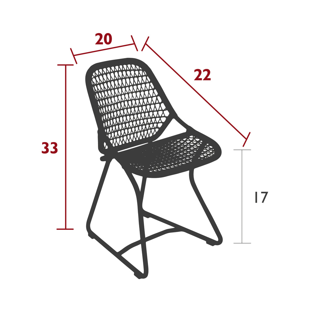 Sixties Outdoor Side Chair