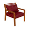 Somerset Armchair  option Chili Red