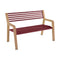 Somerset Bench  option Chili Red (Textured)