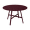 So'O Dining Table  option Black Cherry (Textured)