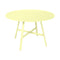 So'O Dining Table  option Frosted Lemon (Textured)