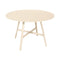 So'O Dining Table  option Latte Beige (Textured)