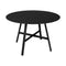 So'O Dining Table  option Liquorice (Textured)