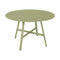So'O Dining Table  option Willow Green (Speckled Textured)