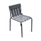 Stripe Side Chair (Set of 2)  option Anthracite (Speckled Textured)