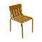 Stripe Side Chair (Set of 2)  option Gingerbread (Textured)