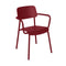 Studie Armchair (Set of 2)  option Chili Red (Textured)