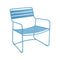Surprising Low Armchair  option Maya Blue
