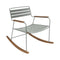 Surprising Rocking Chair  option Lapilli Grey (Textured)