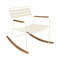 Surprising Rocking Chair  option Latte Beige (Textured)
