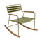 Surprising Rocking Chair  option Pesto (Textured)