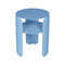Bebop Side Table with Shelf  option Maya Blue (Textured)
